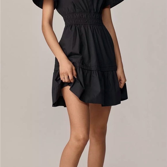 Anthropologie Somerset Black Dress size Large - Picture 3 of 11